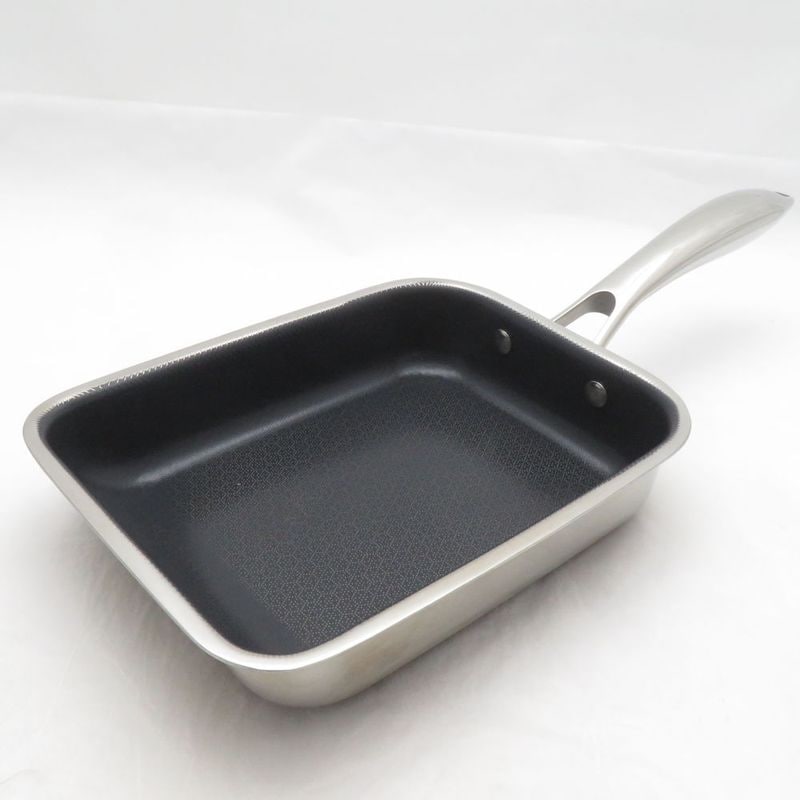 美品 HEXCLAD ヘックスクラッド エッグパン フライパン 卵焼き 20cm 975ml SO4448Z 【中古】