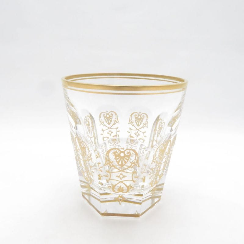 美品 Baccarat バカラ アルクール エンパイア タンブラー ロックグラス オールドファッション 金彩 SO4438F2 【中古】