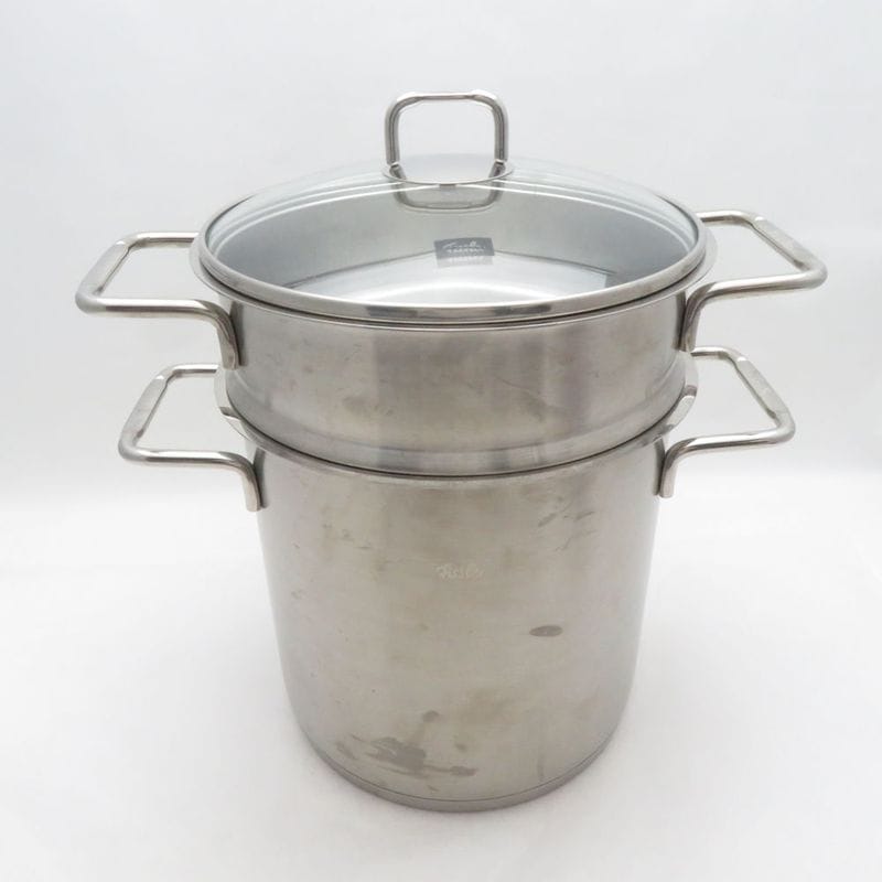 Fissler フィスラー 両手鍋 20cm パスタ鍋 SO4489A3 【中古】