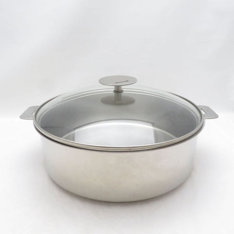 CRISTEL クリステル グラフィット 両手鍋 ＆ ドームガラスふた 2点 26cm SM5926C2 【中古】