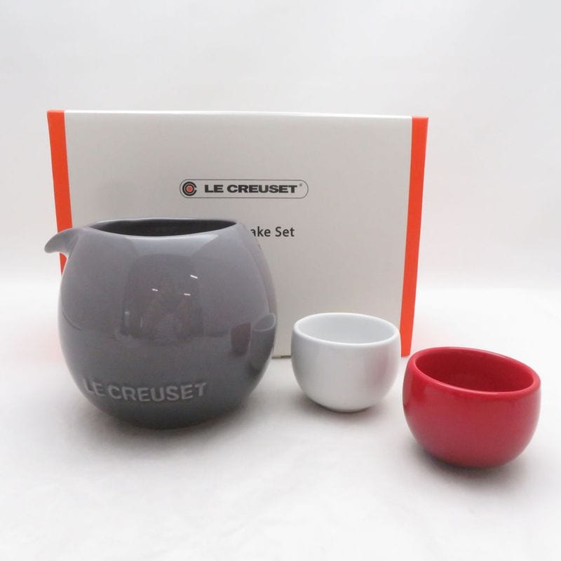 ル・クルーゼ　スフィア　SAKEセット　片口　とっくり　おちょこ　新品 ル・クルーゼ スフィア SAKEセット 片口 とっくり おちょこ 新品