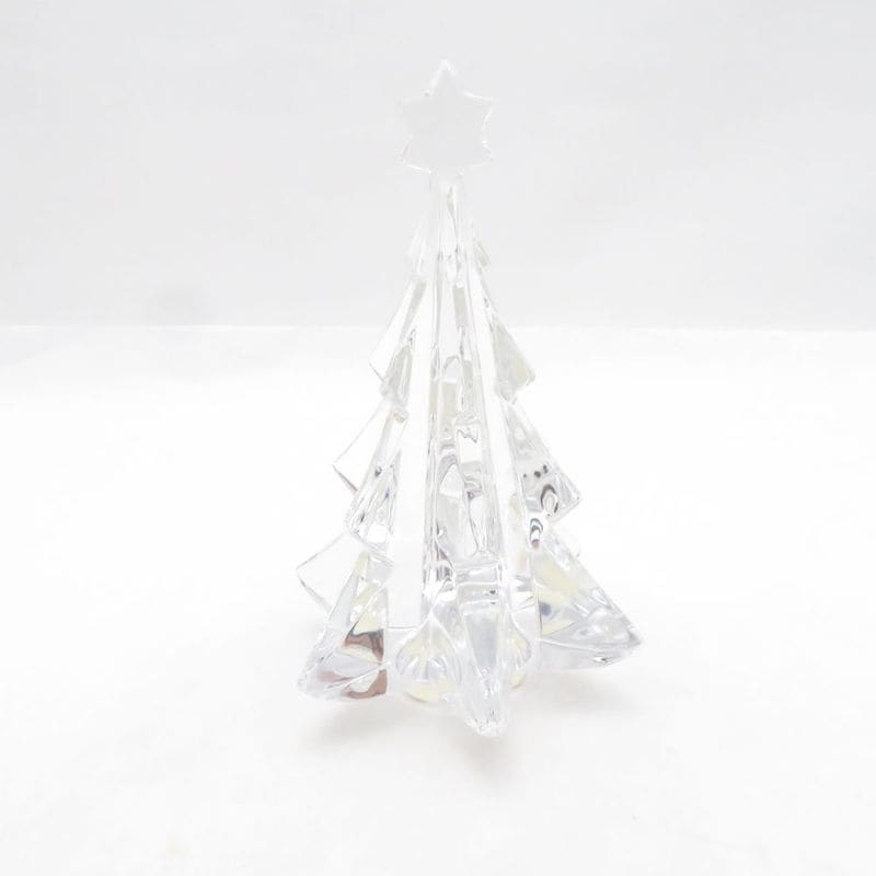 美品 Baccarat バカラ メリベル クリスマスツリー クリスタルオブジェ クリア ノエル ホリデー SO4372V2 【中古】