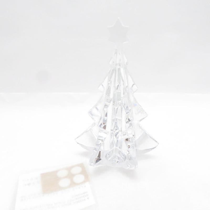美品 Baccarat バカラ メリベル クリスマスツリー クリスタルオブジェ クリア ノエル ホリデー SO4373V2 【中古】