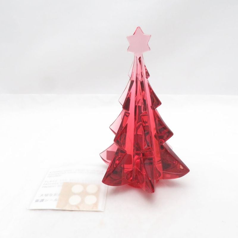 美品 Baccarat バカラ メリベル クリスマスツリー クリスタルオブジェ ノエル ホリデー SO4374V2 【中古】