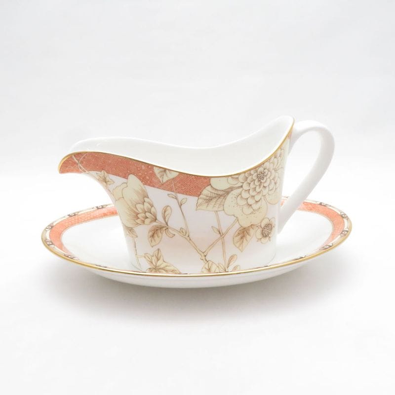 WEDGWOOD ウェッジウッド フランシス グレービーボート＆ソーサー ソース 廃盤 SO4568E2 【中古】