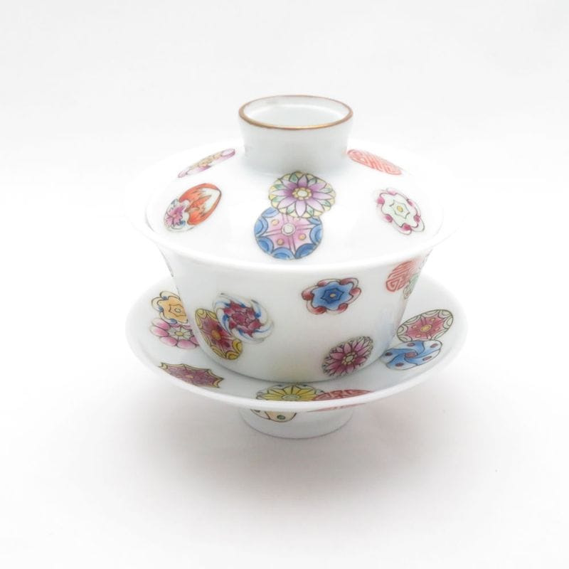 美品 慎徳堂 蓋碗 中国茶器 SO4579E2 【中古】