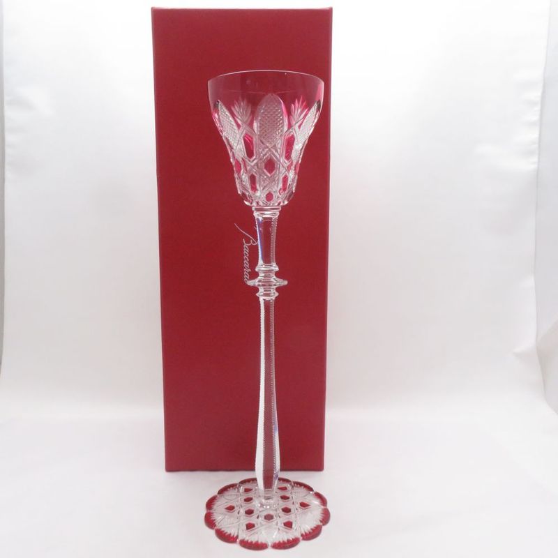 未使用 Baccarat バカラ ツァー グラス 25cl 被せクリスタル SM6051Z 【中古】