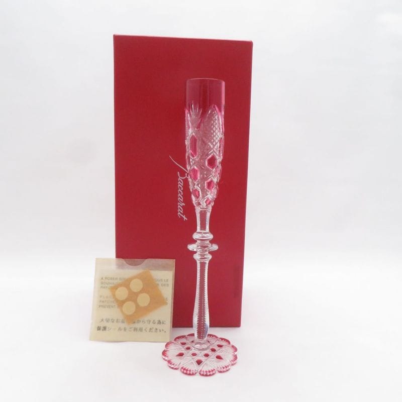 未使用 Baccarat バカラ ツァー グラス 3cl 被せクリスタル SM6053Z 【中古】