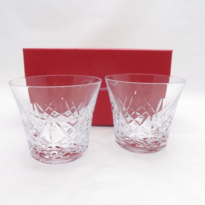 未使用 Baccarat バカラ アリア 2025年 タンブラー 2客 ペア ロックグラス オールドファッション SO4529P1 【中古】