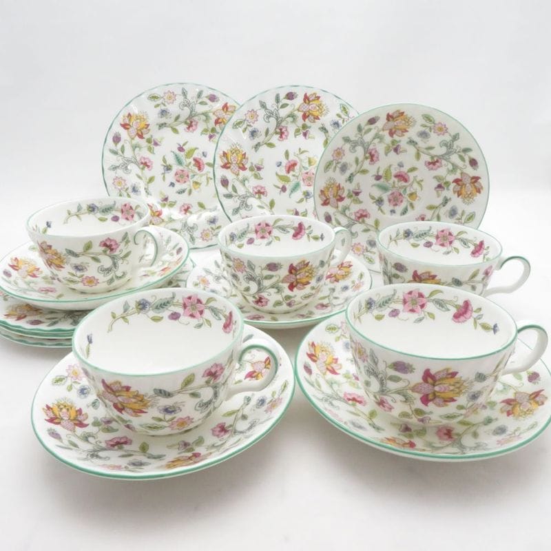 MINTON ミントン ハドンホール カップ＆ソーサー 中皿 10点 セット 16cmプレート SO4479K1 【中古】