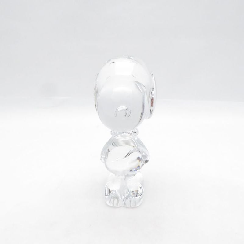 美品 Baccarat バカラ スヌーピー クリスタルオブジェ インテリア 置物 SO4617R1 【中古】