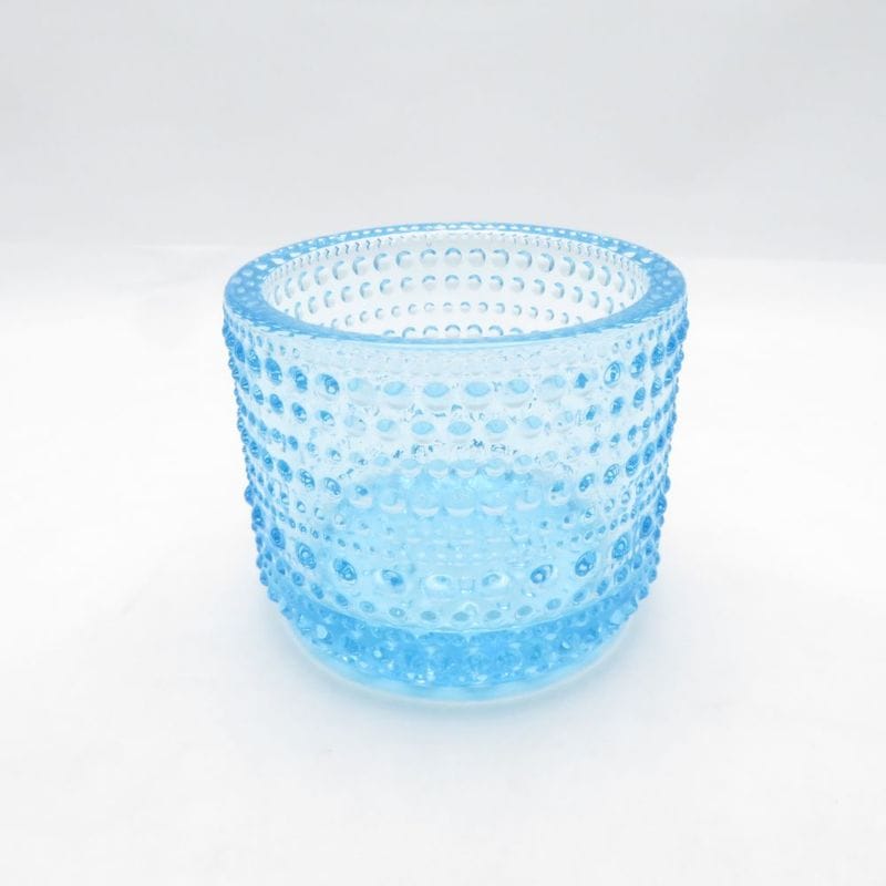 美品 iittala イッタラ カステヘルミ キャンドルホルダー ライトブルー 北欧 SM6097S2 【中古】
