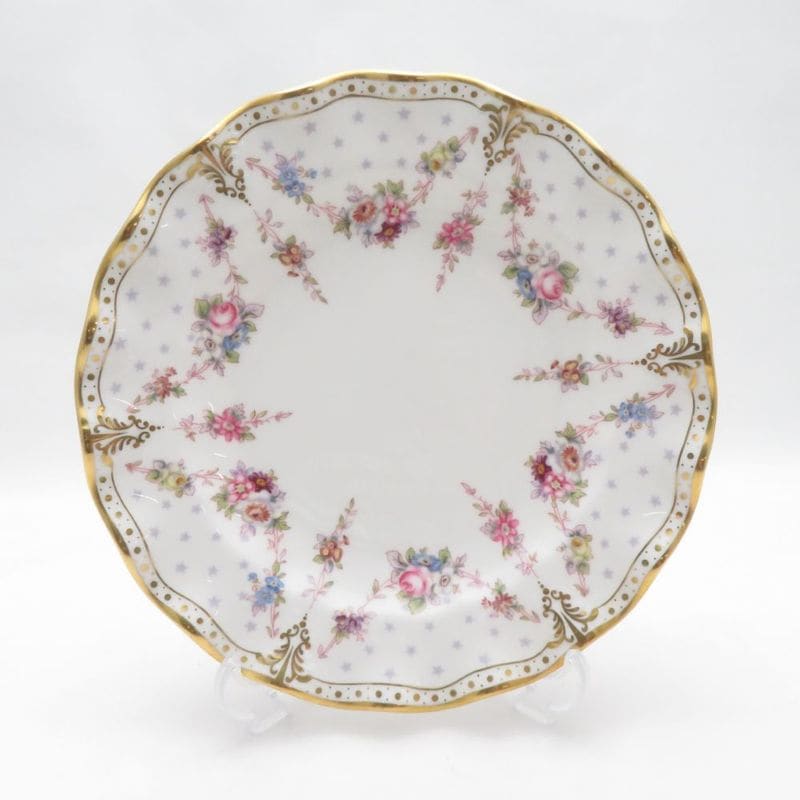 Royal Crown Derby ロイヤルクラウンダービー ロイヤルアントワネット 中皿 20cmプレート パン ケーキ デザート SM6126C1 【中古】