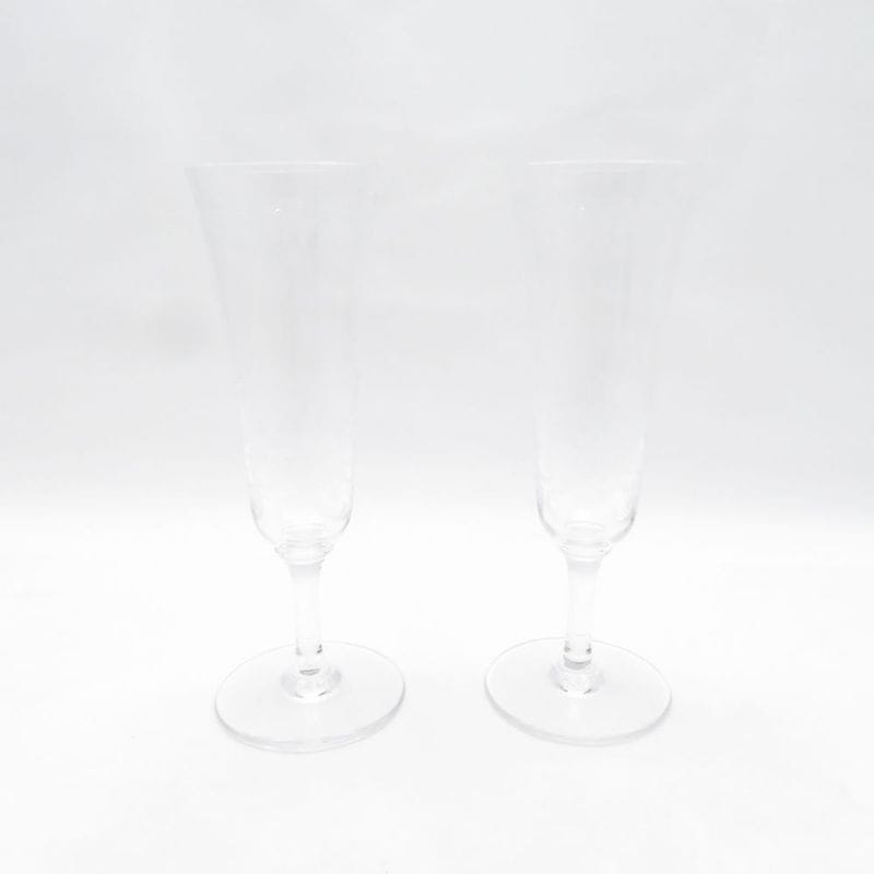 Baccarat バカラ ラファイエット シャンパングラス 2客 ペア SM6140C1 【中古】