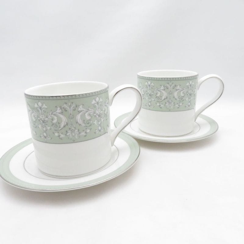 WEDGWOOD ウェッジウッド ジュリエット カップ＆ソーサー 2客 ペア SM6088Q1 【中古】