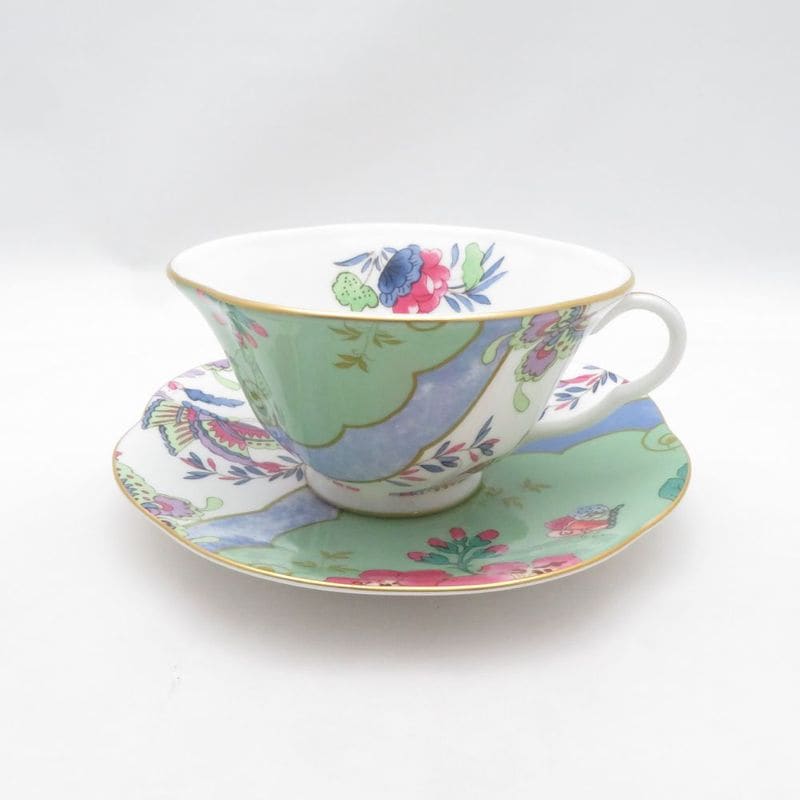 美品 WEDGWOOD ウェッジウッド バタフライブルーム カップ＆ソーサー SM6083Q1 【中古】