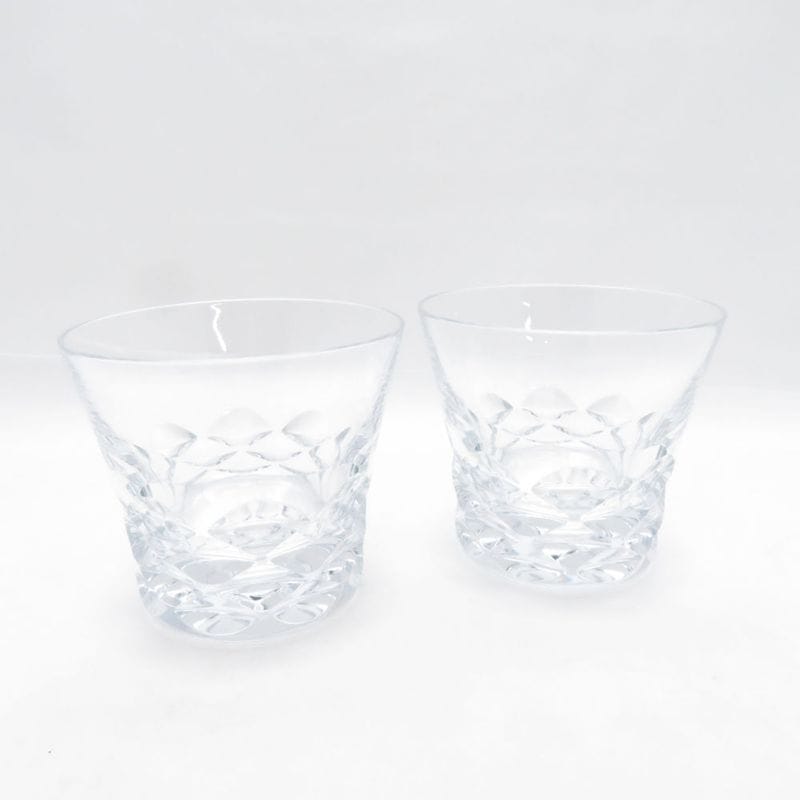 美品 Baccarat バカラ ブラーヴァ 2020年 タンブラー 2客 ペア オールドファッション ロックグラス SO4580J1 【中古】