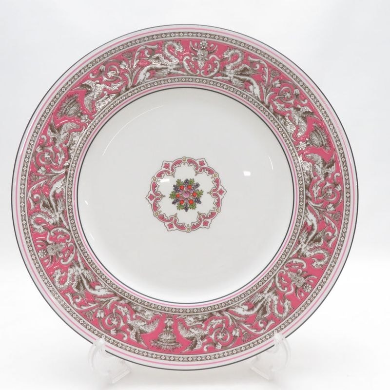 未使用 WEDGWOOD ウェッジウッド フロレンティーン フューシャ 大皿 27cmプレート ディナー SO4598B3 【中古】