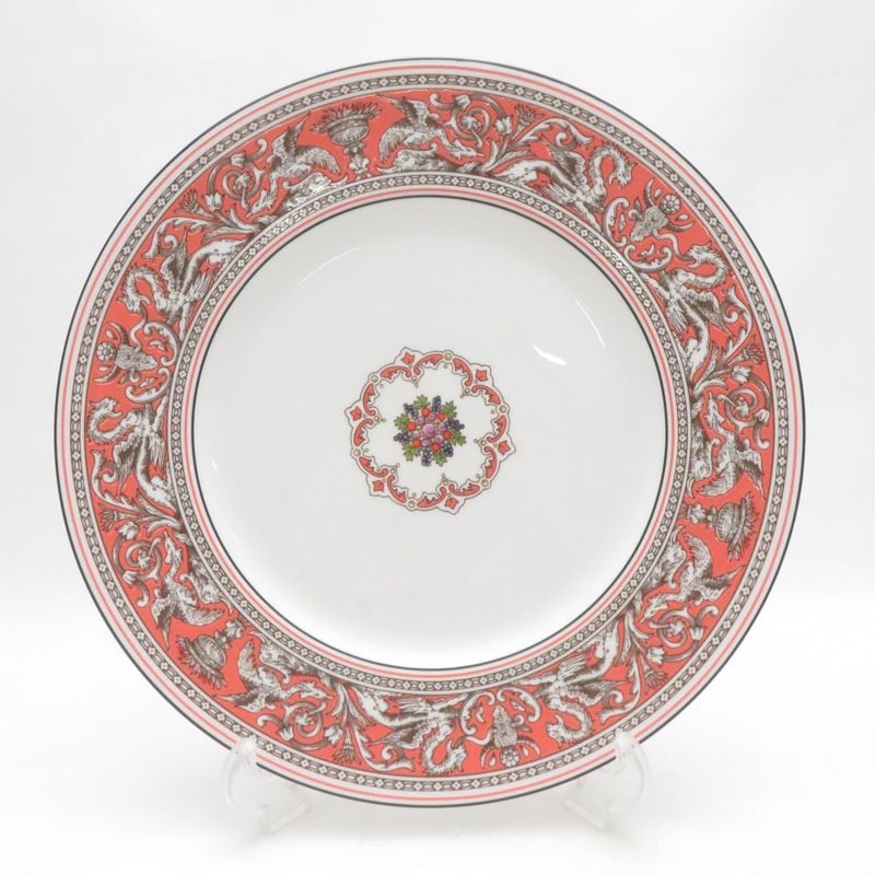 未使用 WEDGWOOD ウェッジウッド フロレンティーン サーモン 大皿 27cmプレート ディナー SO4602B3 【中古】