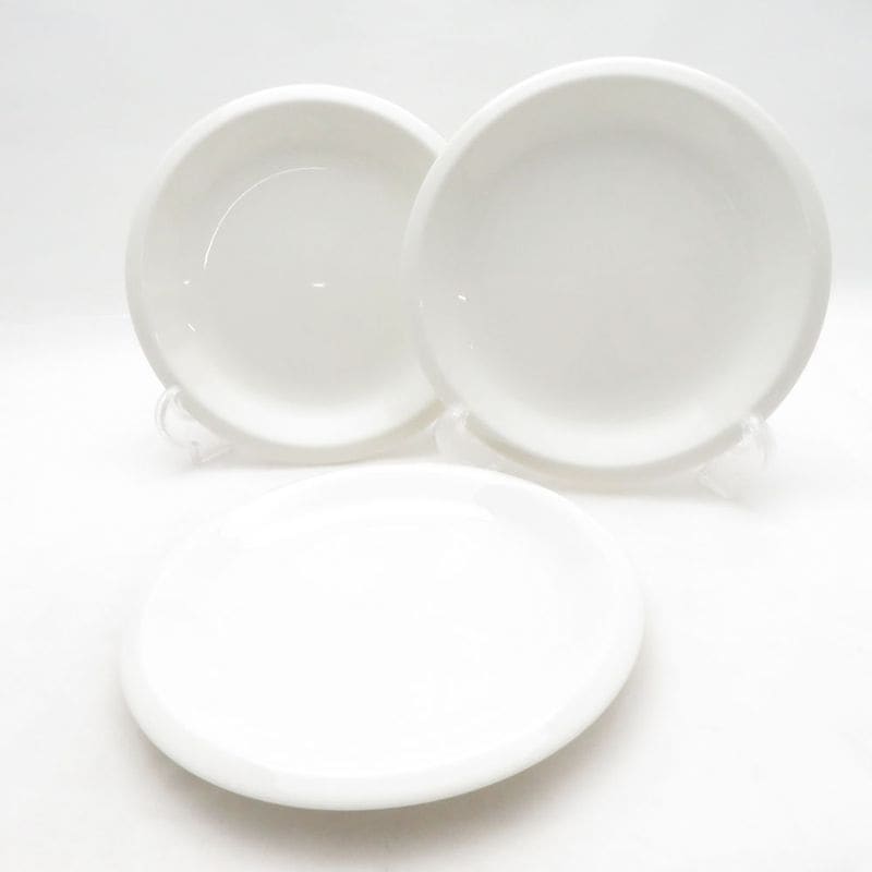 iittala イッタラ ラーミ 中皿 3枚 セット 17cmプレート 白 北欧 SO4730V1 【中古】