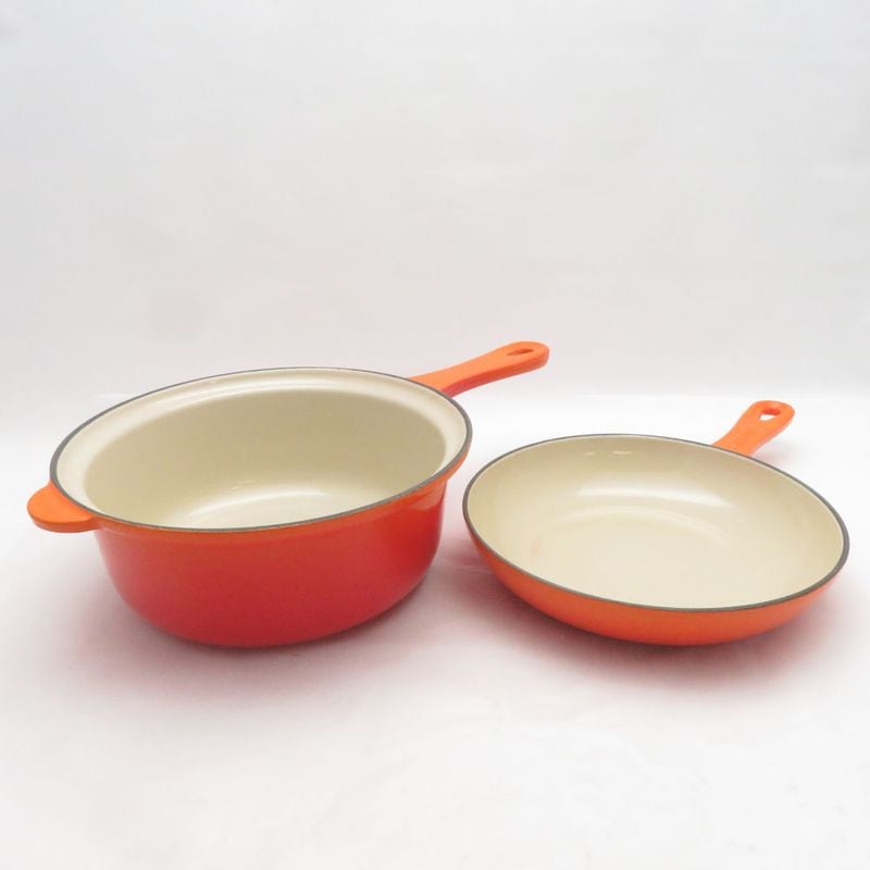 美品 Le Creuset ルクルーゼ マルチファンクション 片手鍋 フライパン