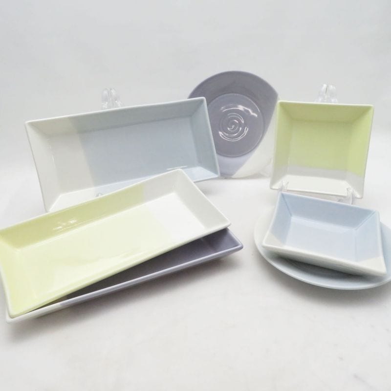 未使用 ROYAL DOULTON ロイヤルドルトン 1815 スクエアプレート 中皿 長方形皿 7点 セット SO4630A1 【中古】