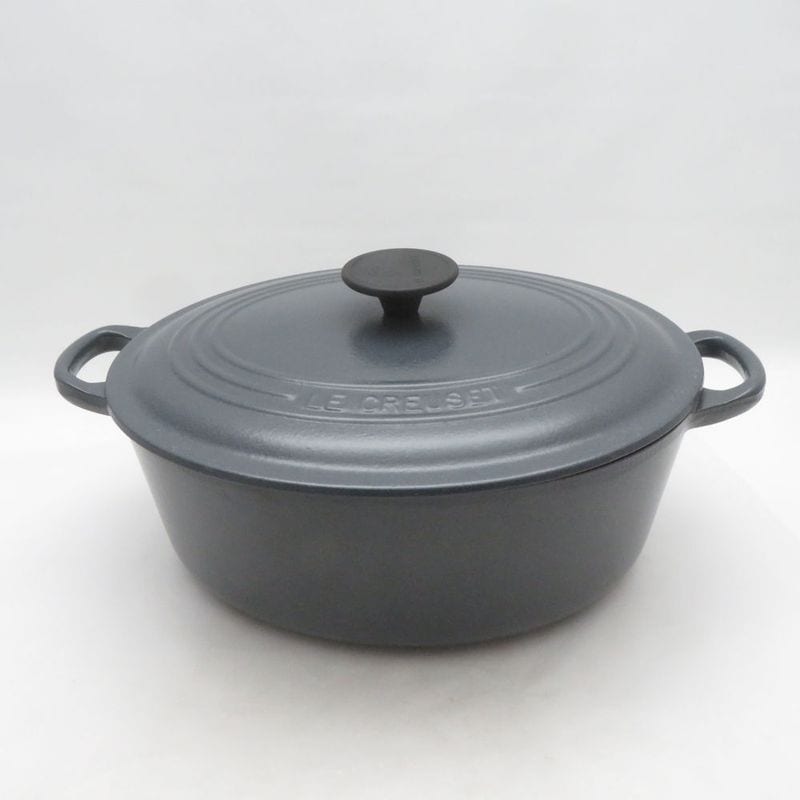 未使用 Le Creuset ルクルーゼ ココットオーバル 両手鍋 27cm SO4819P1 【中古】
