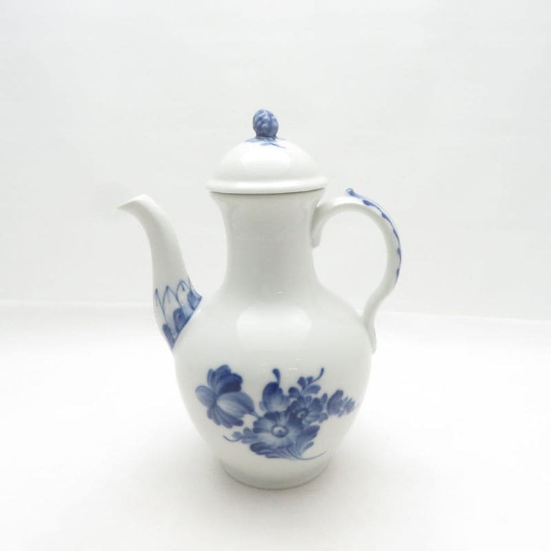 未使用 ROYAL COPENHAGEN ロイヤルコペンハーゲン ブルーフラワープレイン コーヒーポット 珈琲 SO4758E1 【中古】