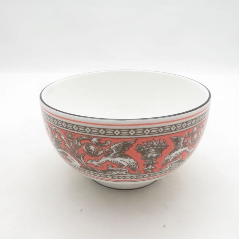 未使用 WEDGWOOD ウェッジウッド フロレンティーン サーモン ラウンドボウル 11cm 小鉢 SO4750E1 【中古】