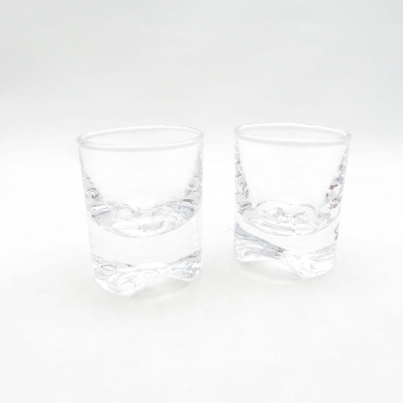 美品 iittala イッタラ ガイサ ショットグラス 2点 ペア 北欧 SM6218V2 【中古】