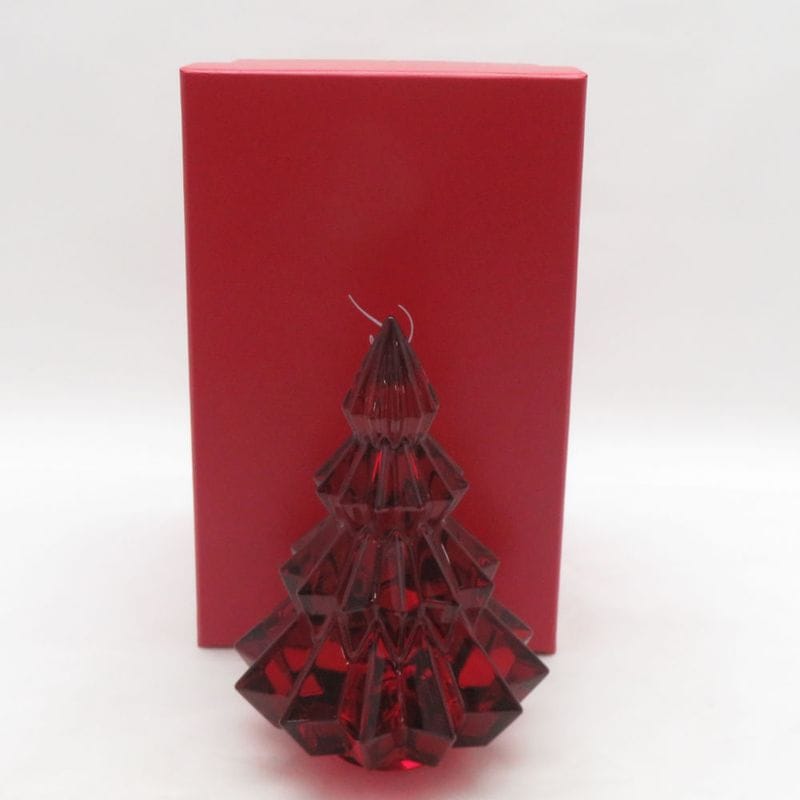 美品 Baccarat バカラ クリスマスツリー クリスタルオブジェ ノエル ホリデー SO4807V2 【中古】