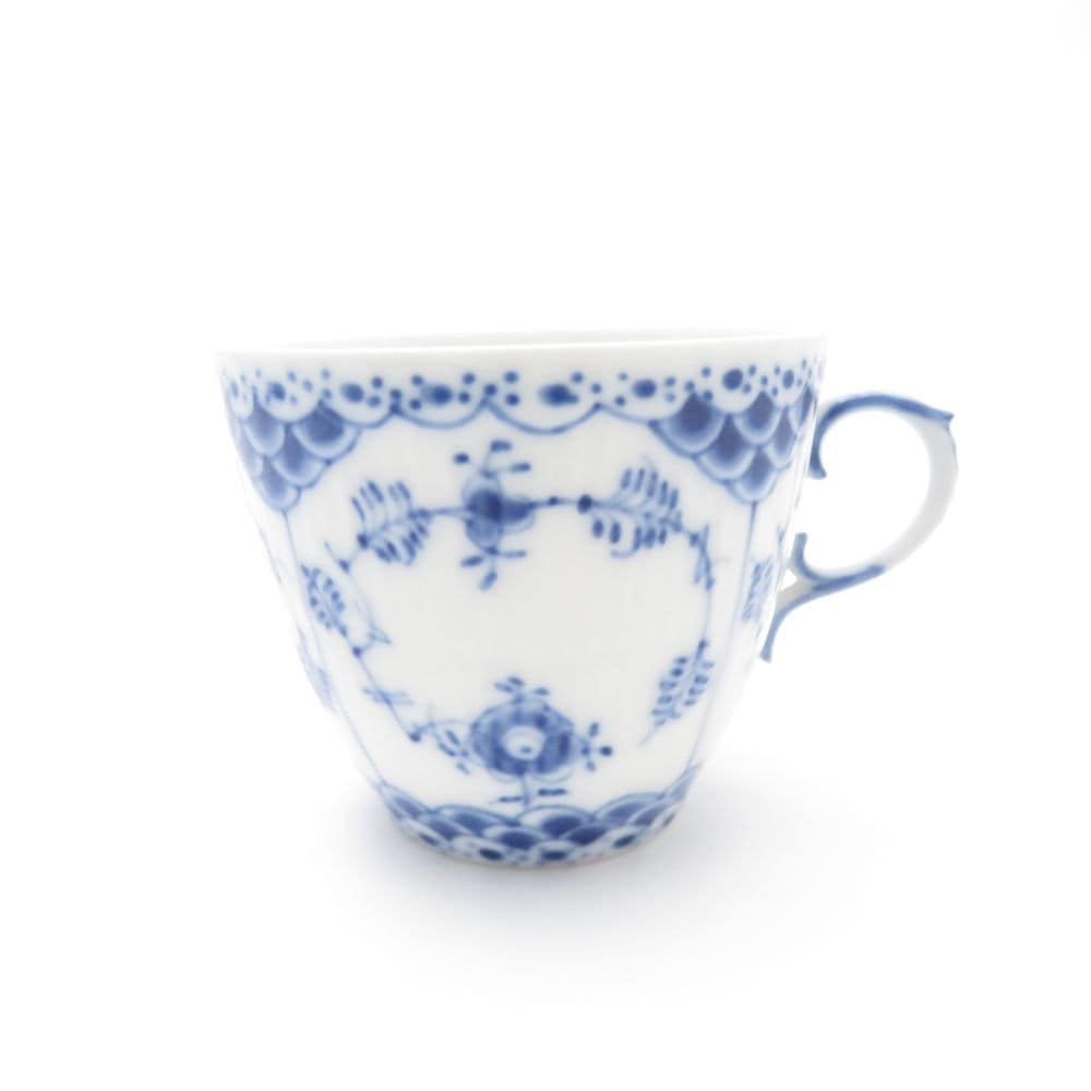 美品 ROYAL COPENHAGEN ロイヤルコペンハーゲン ブルーフルーテッドフルレース デミタスカップのみ エスプレッソ モカ SU8475F 【中古】