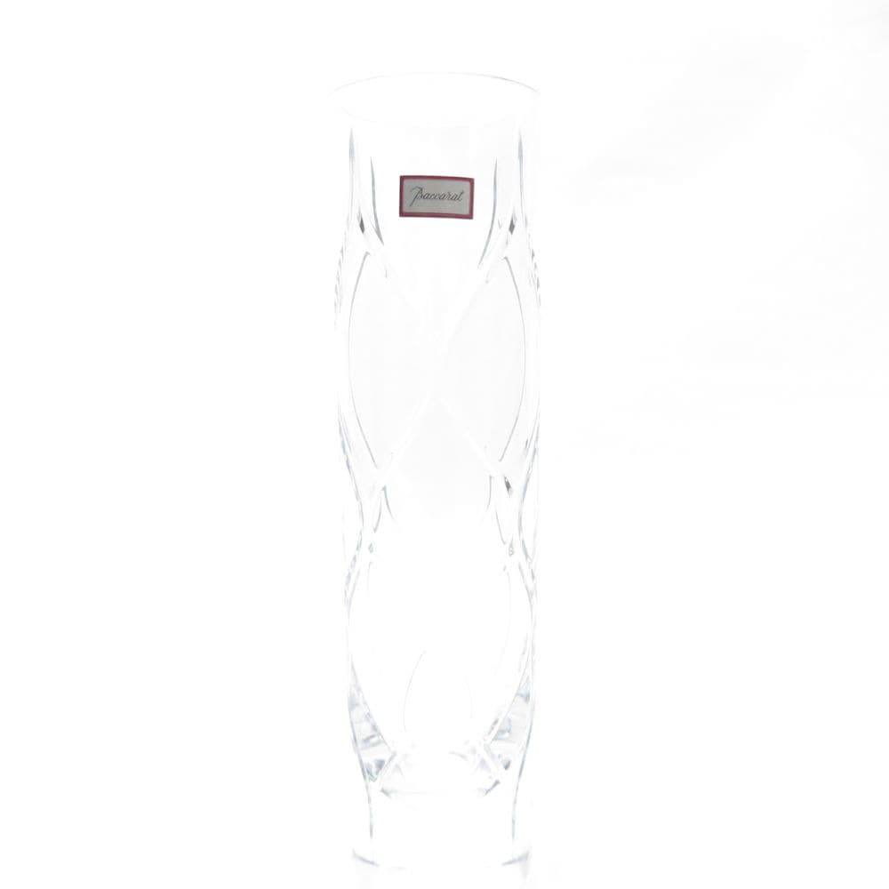 美品 Baccarat バカラ フラワーベース クリスタル 一輪挿し 花瓶 高さ20cm インテリア SU8664H 【中古】