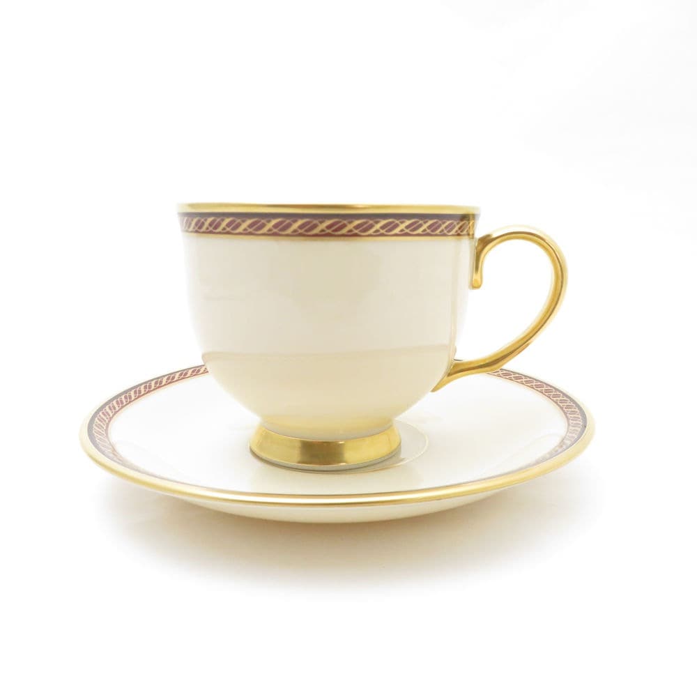 美品 LENOX レノックス モンロー カップ＆ソーサー ST145H 【中古】