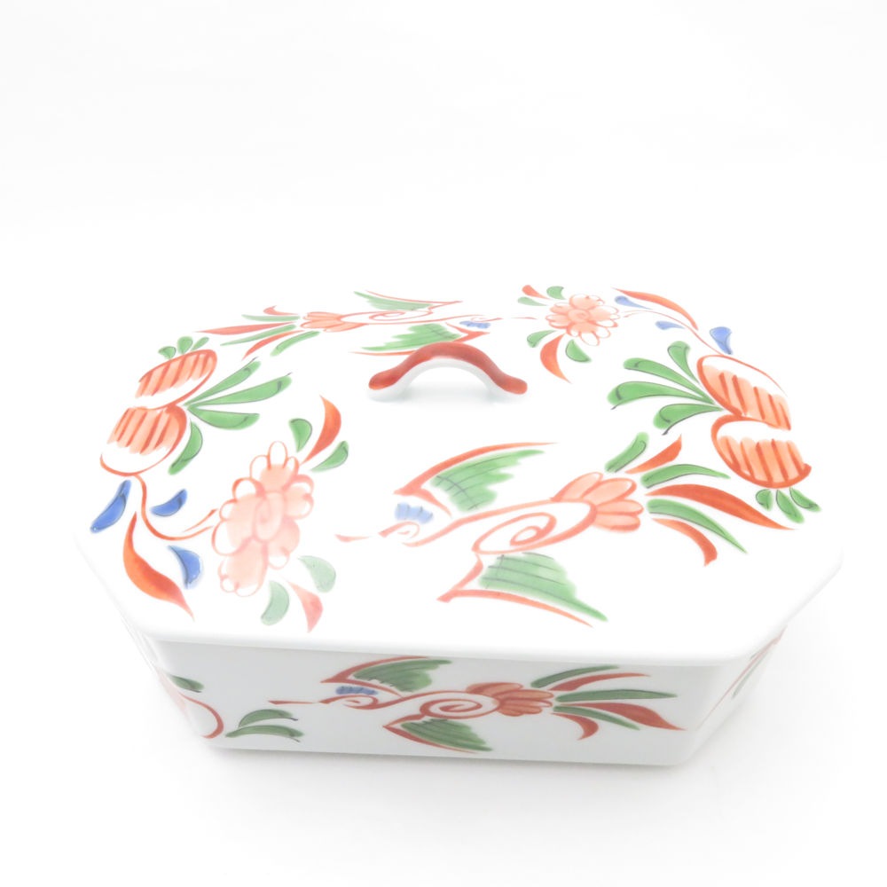美品 有田焼 其泉 小物入れ 蓋物 ボックス SM3022F 【中古】