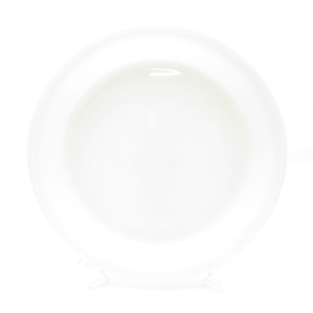 美品 CORNING コーニング PYREX パイレックス 大皿 オーブン&電子レンジ対応 23cmパイプレート 耐熱ミルクガラス USA SU7874A2 【中古】