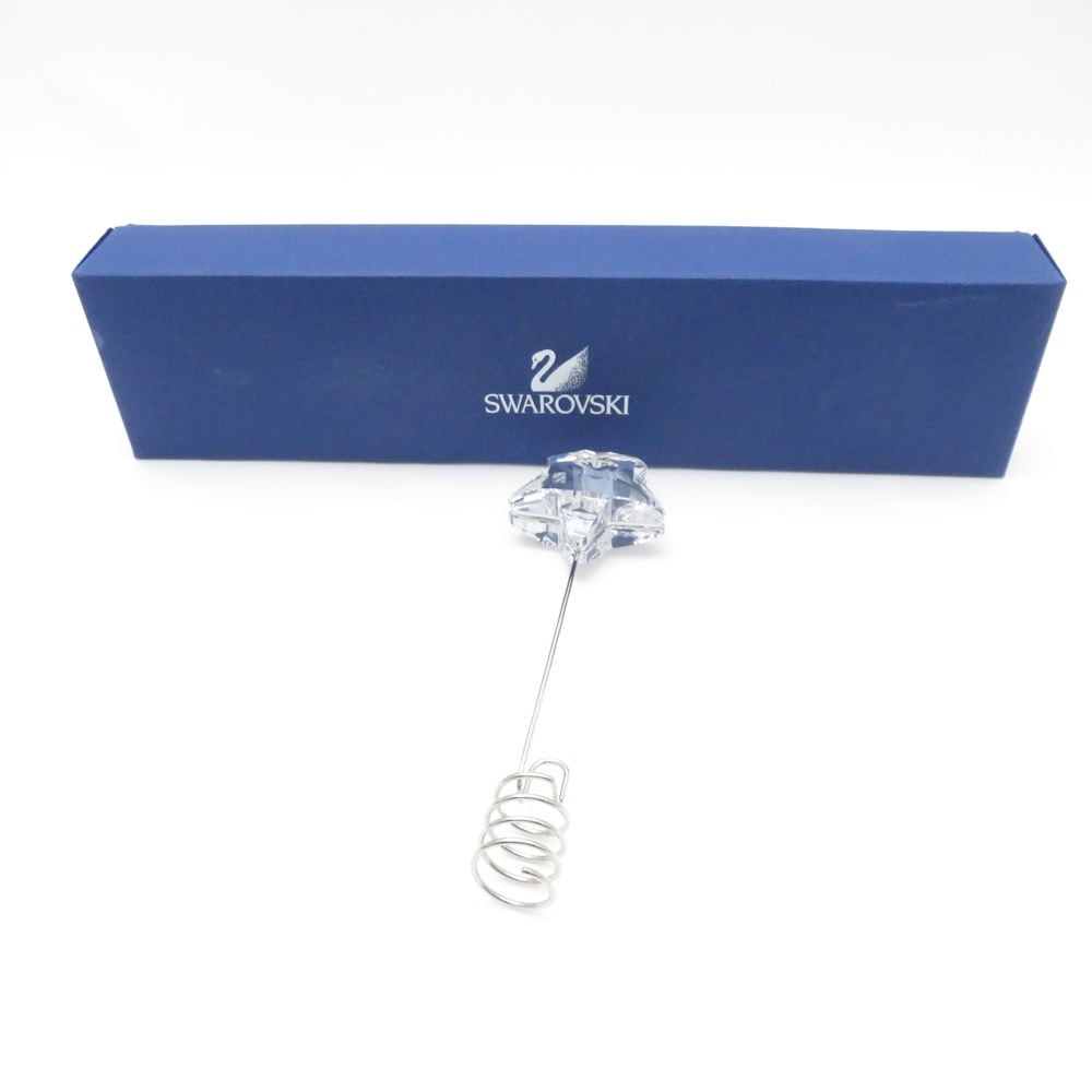 未使用 SWAROVSKI スワロフスキー 601499 キャンドルホルダー 星 スター 蝋燭立て SO1977F2 【中古】