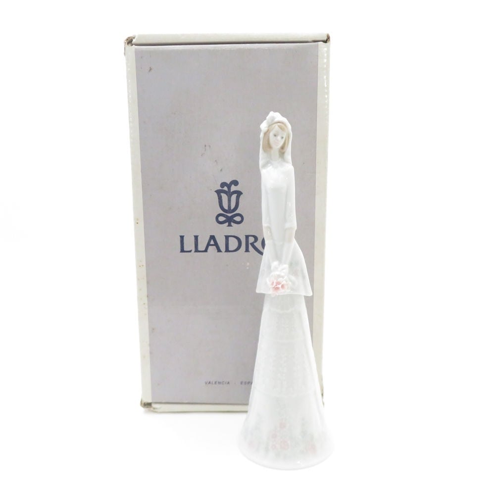LLADRO リヤドロ 6200「Bridal Bell」 ブライダルベル 陶器 人形 女性 インテリア SY11072D2 【中古】