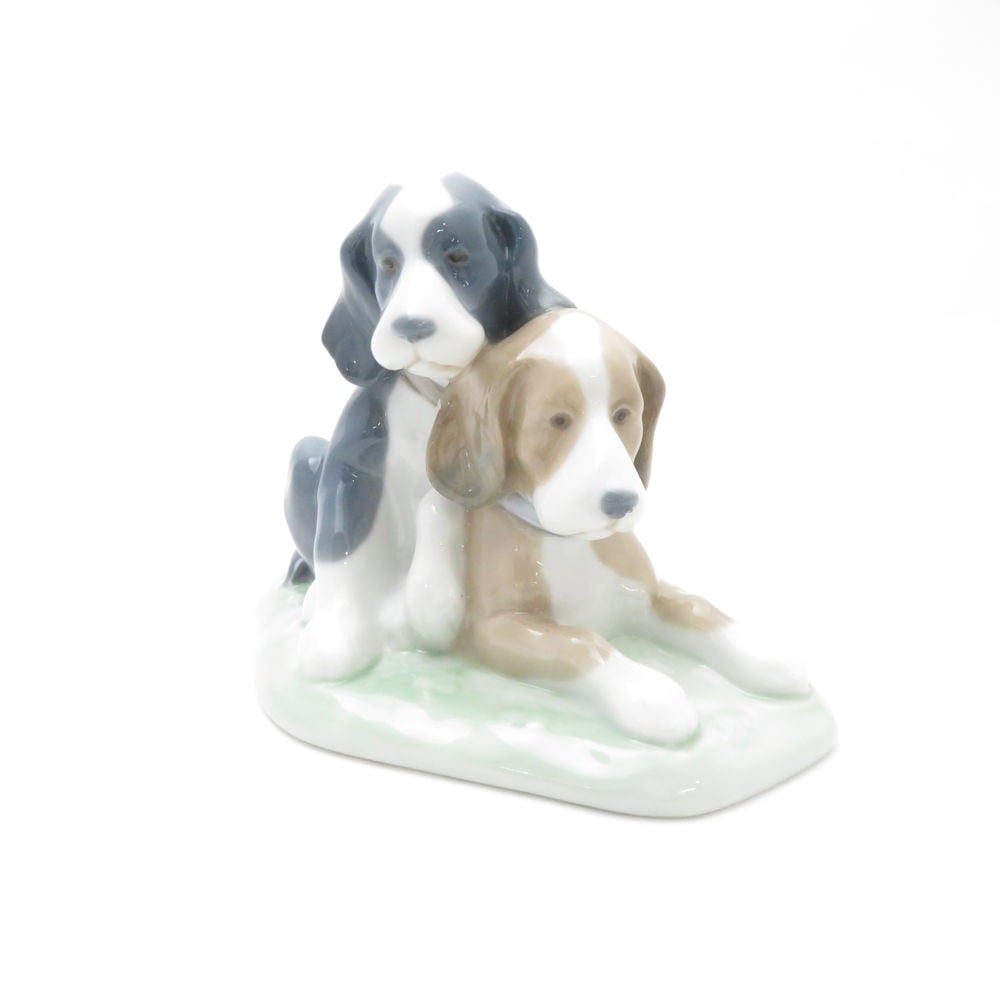 美品 NAO ナオ フィギュリン 置物 インテリア 犬 イヌ SM3168E2 【中古】