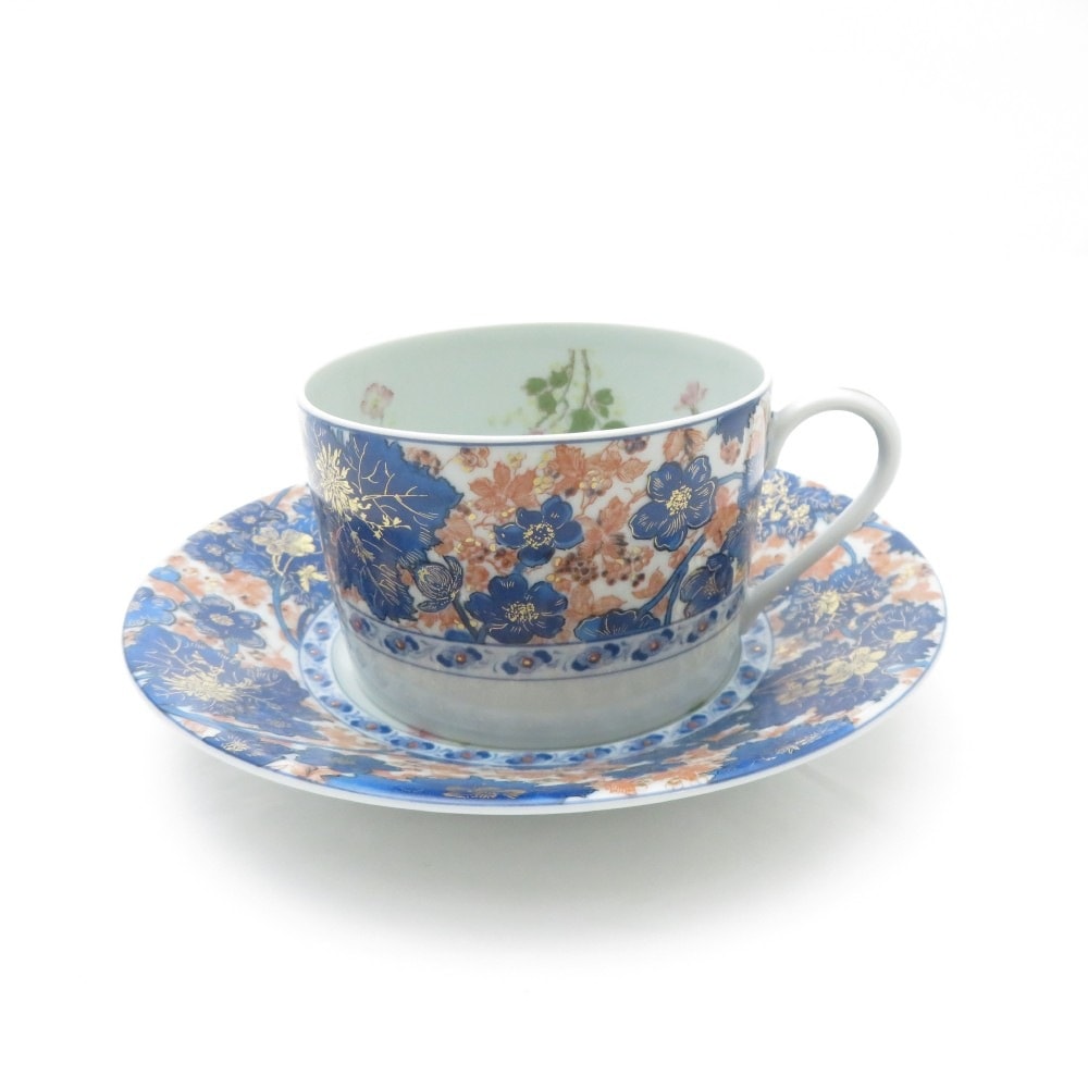 美品 HAVILAND アビランド リモージュ ダムーズ Dammouse カップ＆ソーサー ティー コーヒー レア 希少 SU9590B4 【中古】