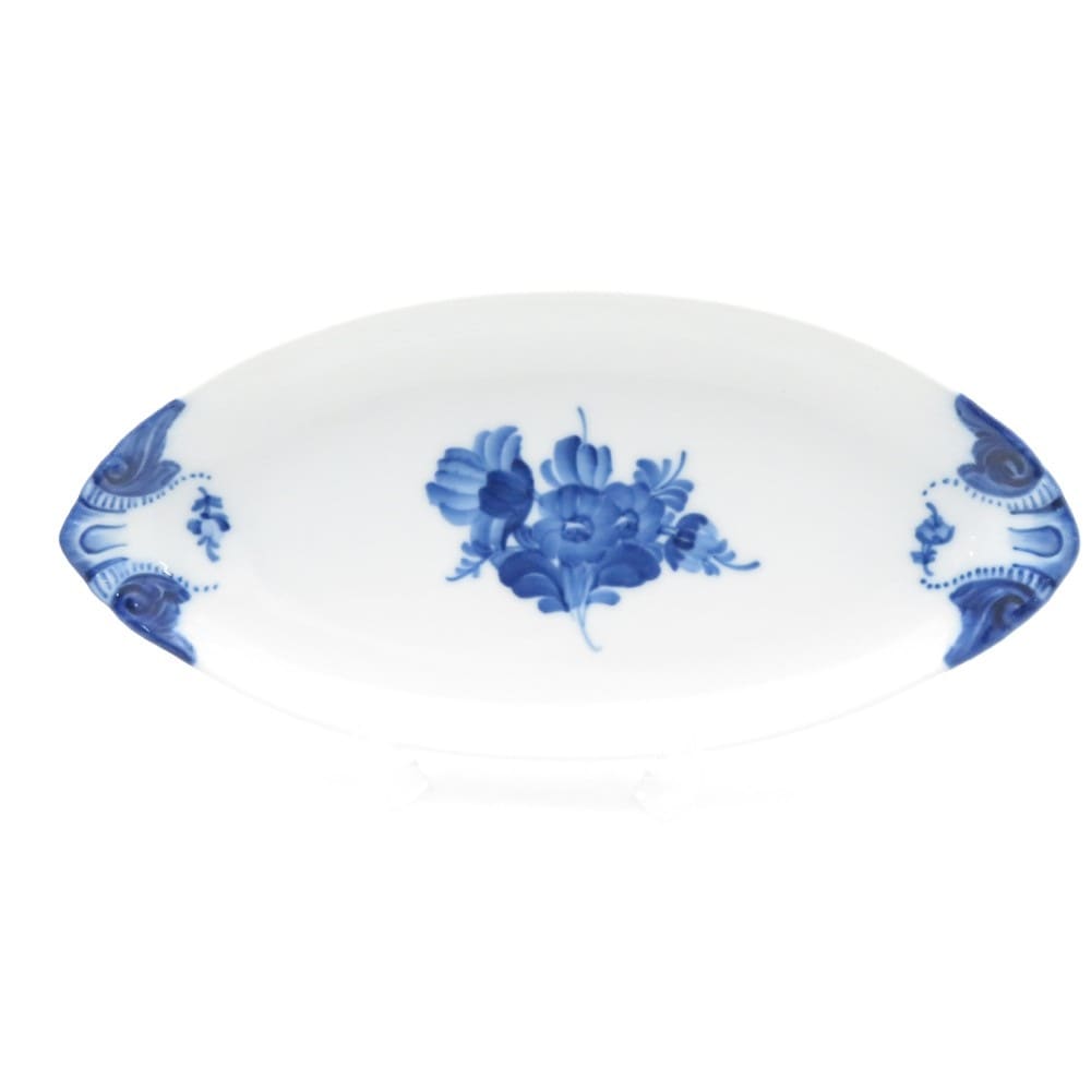 未使用 ROYAL COPENHAGEN ロイヤルコペンハーゲン ブルーフラワープレイン オーバルプレート 楕円 25cm SO2104U2 【中古】