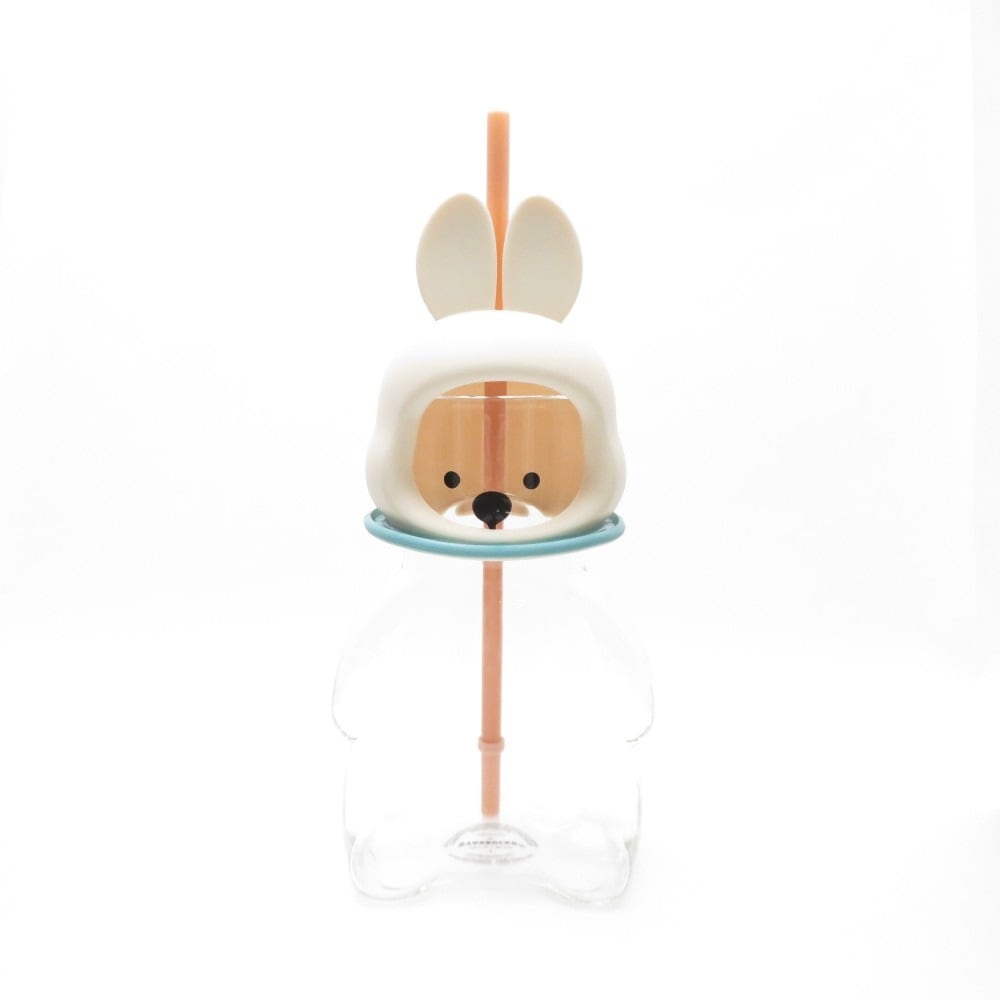 美品 STARBUCKS スターバックス ベアリスタ アストロラビット グラスタンブラー うさぎ ウサギ 限定 591ml SO2262X2 【中古】