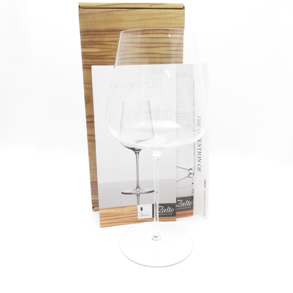 未使用 Zalto ザルト DENK'ART デンクアート ボルドー ワイングラス H24 赤 SU9782D2 【中古】