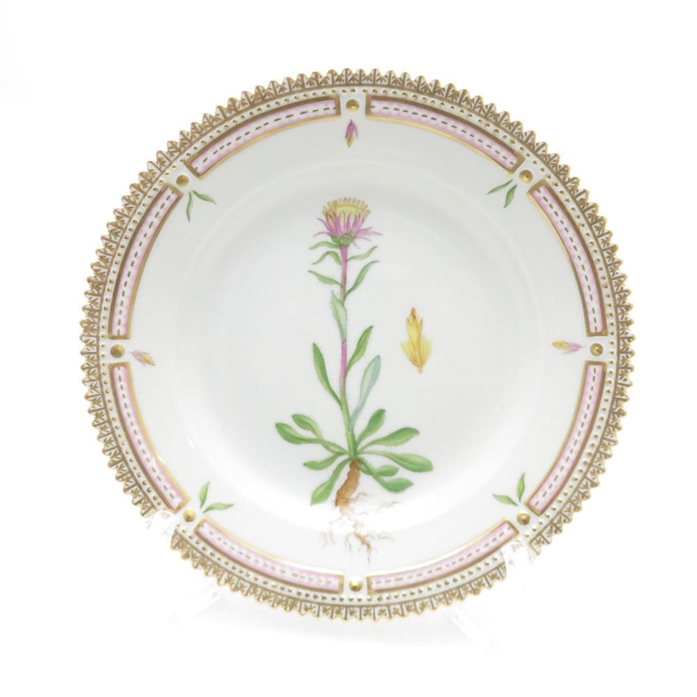 未使用 ROYAL COPENHAGEN ロイヤルコペンハーゲン フローラダニカ 中皿 17cmプレート ケーキ パン フラワー SM3626U2 【中古】