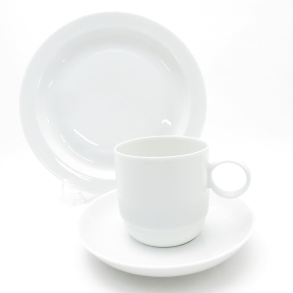 美品 Rosenthal ローゼンタール スタジオライン カップ＆ソーサー 19cmプレート トリオ1セット 皿 珈琲 ケーキ デザート SU10240E2 【中古】