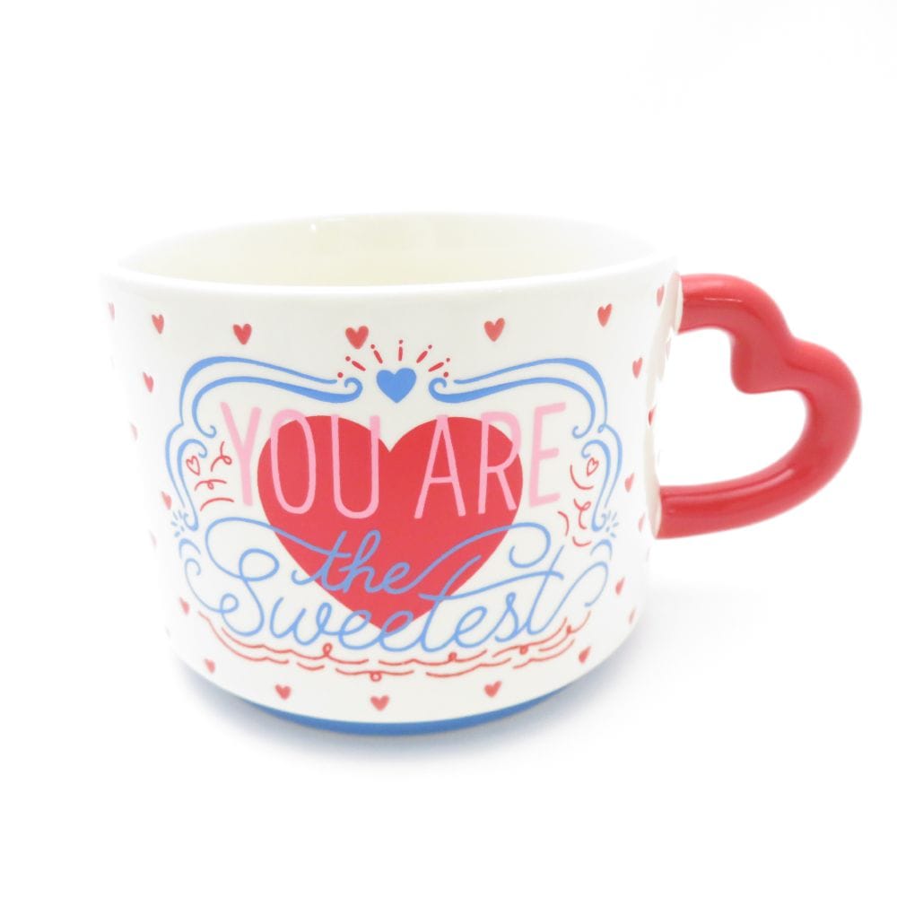 未使用 STARBUCKS スターバックス バレンタイン2022 スタッキングマグ ハートハンドルホワイト マグカップ 限定 SO2651E1 【中古】