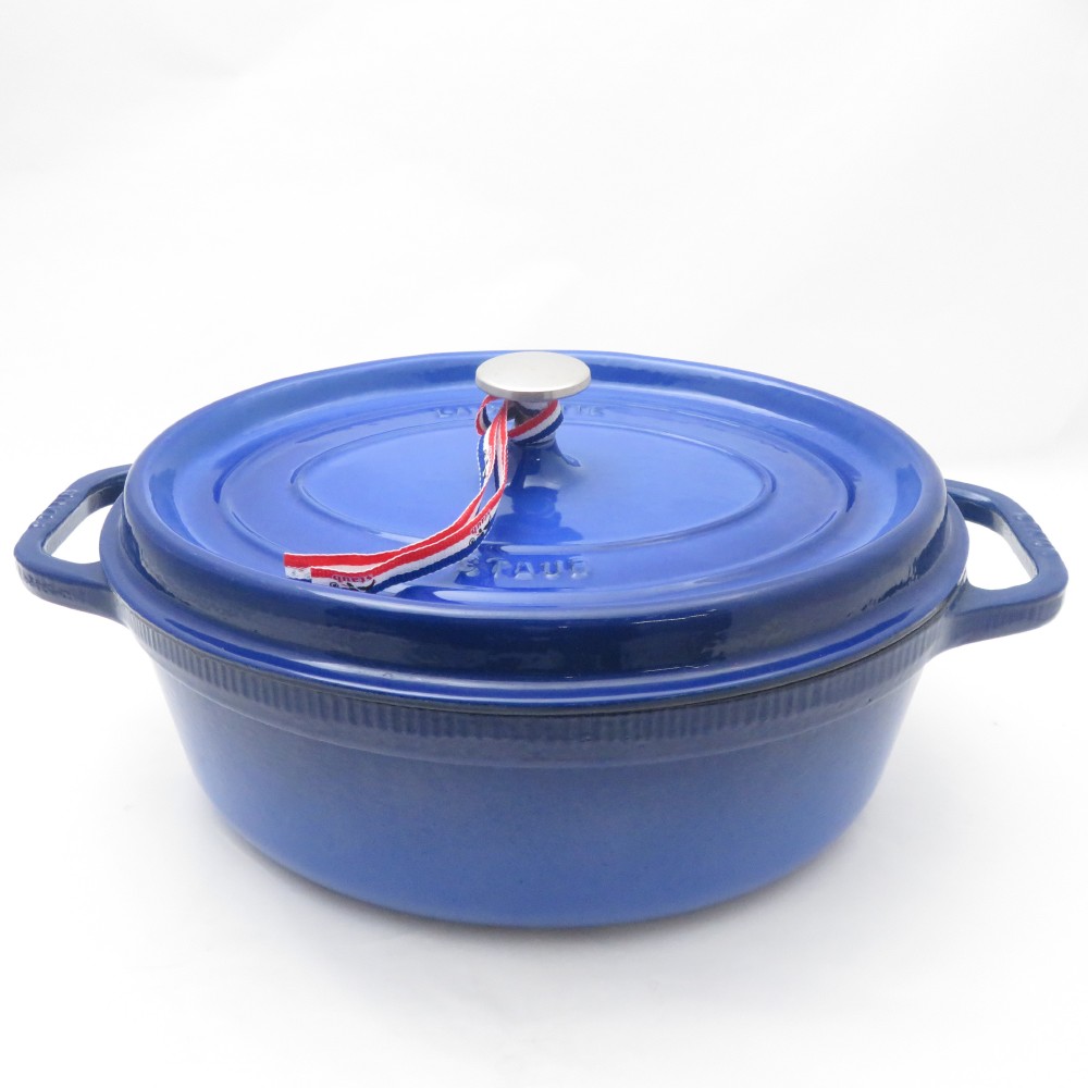  STAUB ストウブ オーバル 29 両手鍋 調理 料理 SY11524Z 【中古】