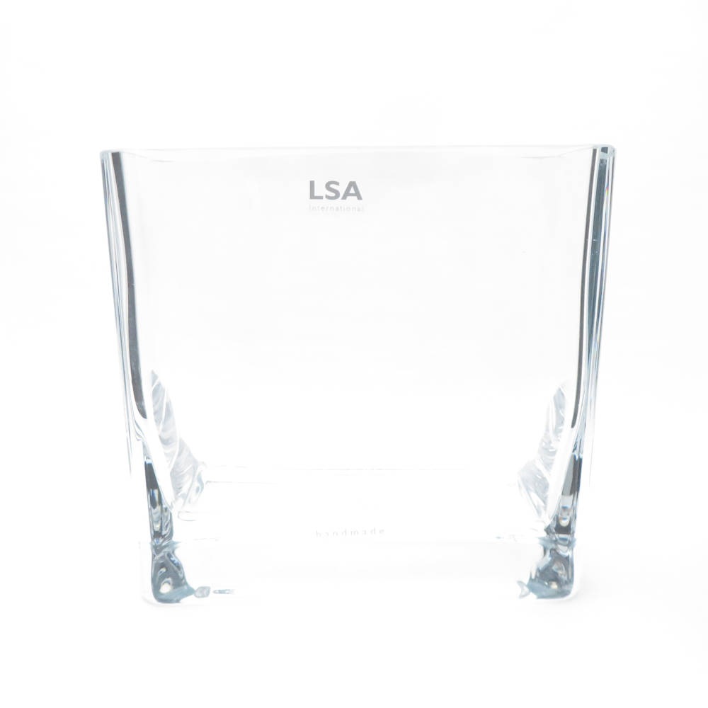 LSA エルエスエー CITY RECT VASE 20cm 花瓶 1点 フラワーベース 花びん SY11911 【中古】