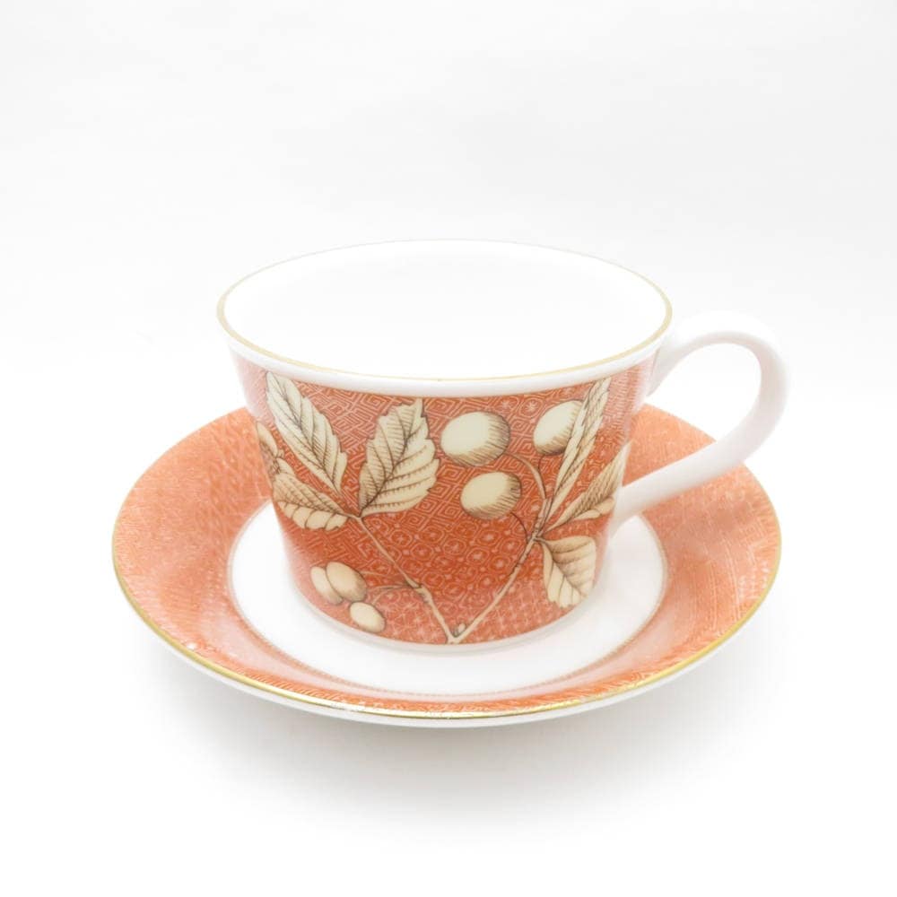 美品 WEDGWOOD ウェッジウッド FRANCES フランシス ティーカップ＆ソーサー 1客 デルフィ SY11659A1 【中古】