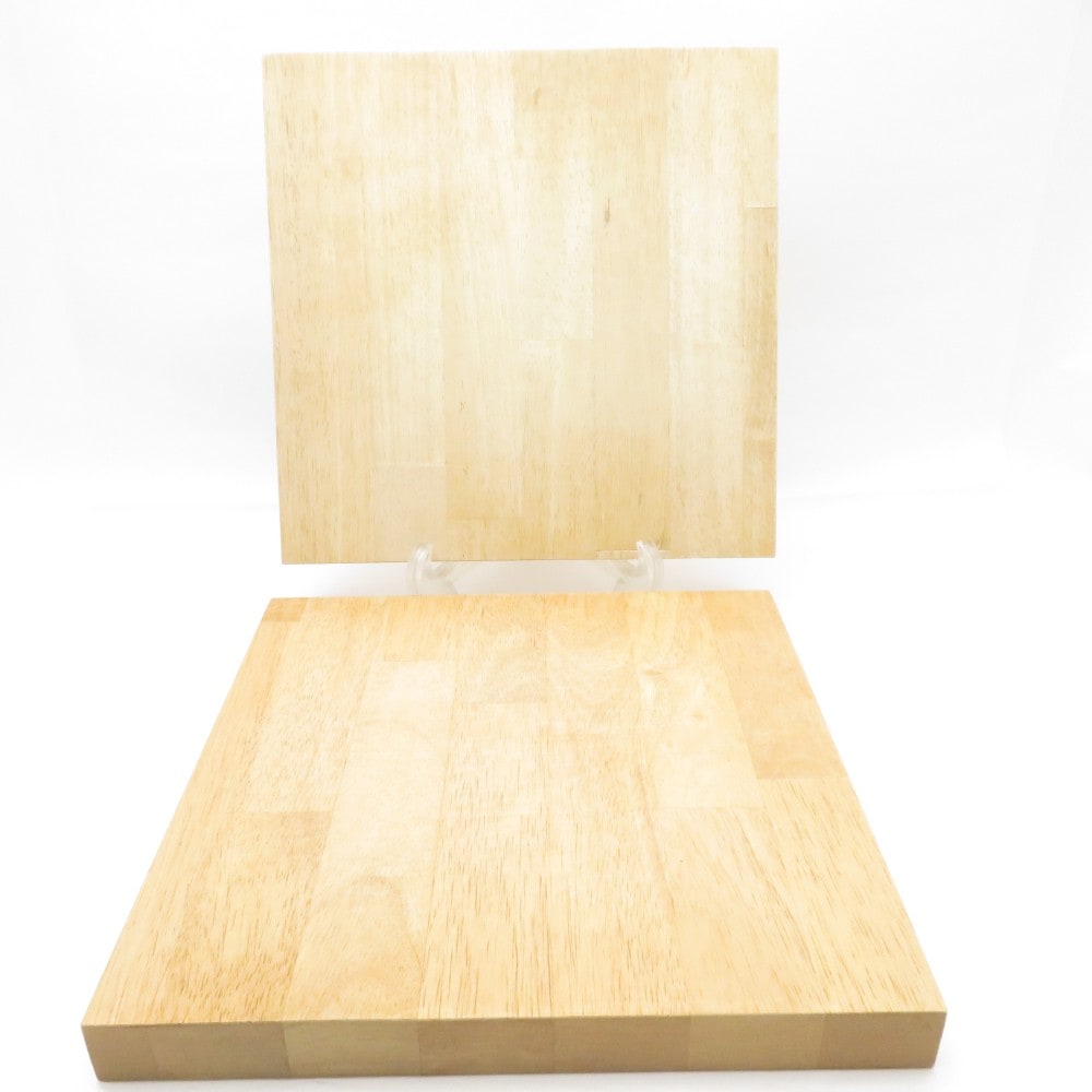 la base ラバーゼ 正方形まな板 26cm カッティングボード 2点 ペア 木製 キッチンツール 料理 調理器具 SU11291Q1 【中古】